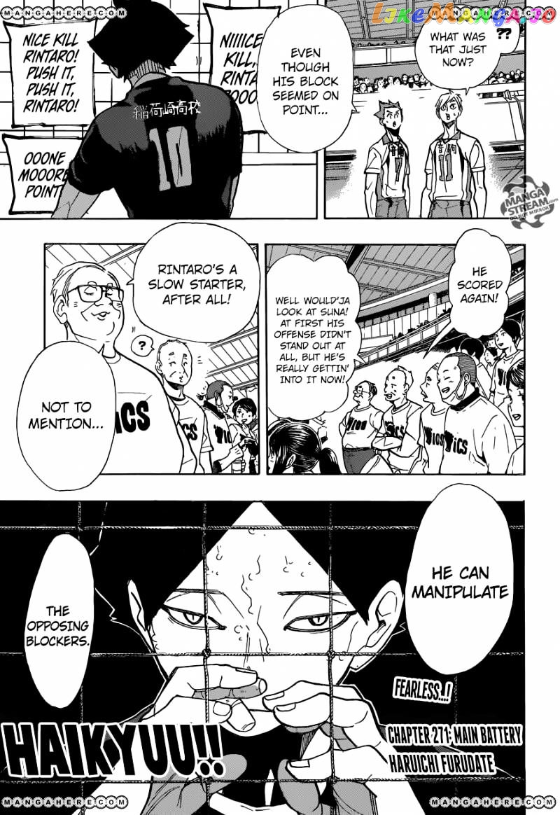 Haikyuu!!, Chapter 271 image 01